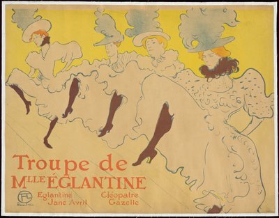 فرقة الآنسة إيجلانتين بواسطة Henri de Toulouse-Lautrec
