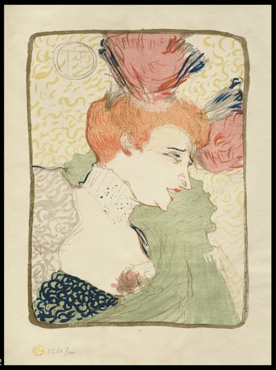 Mademoiselle Marcelle Lender ، تمثال نصفي ، 1895 بواسطة هنري دي تولوز لوتريك