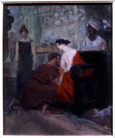 تمثيل Messaline لفاليريا Messalina ، الفاسق العظيم لروما القديمة. لوحة هنري دي تولوز لوتريك (1864-1901) 1900 صن. 0.55x0.46 م ألبي ، متحف تولوز لوتريك بواسطة هنري دي تولوز لوتريك