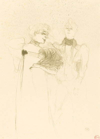 الآنسة المُقرضة في فيلم Madame Satan Miss. المُقرض في Madame Satan ، 1894. بواسطة هنري دي تولوز لوتريك