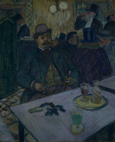 السيد Boileau في المقهى ، 1893. بواسطة هنري دي تولوز لوتريك