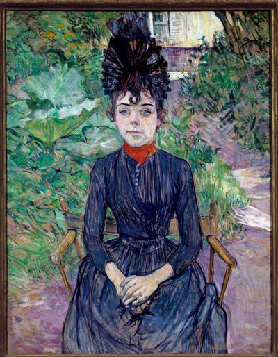 صورة لجوستين ديول رسم هنري دي تولوز لوتريك (1864-1901) 1891 صن. 0.74x0.58 م باريس ، متحف أورساي بواسطة هنري دي تولوز لوتريك