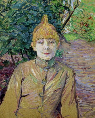 صورة لامرأة ، ربما الراقصة الفرنسية لويز ويبر (1870-1927) المعروفة باسم "لا غولو" بواسطة هنري دي تولوز لوتريك