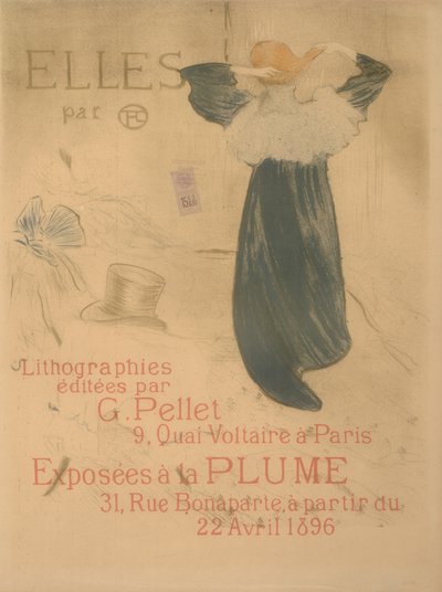 ملصق لـ Elle ، 1896. بواسطة هنري دي تولوز لوتريك