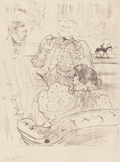 Rosmersholm ، Le Gage ، 1898. بواسطة هنري دي تولوز لوتريك
