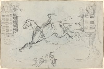 ورقة اسكتشات ، ج. 1881. بواسطة هنري دي تولوز لوتريك