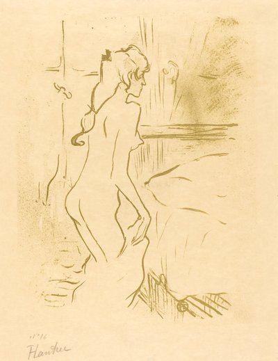 دراسة امرأة (Etude de femme) بواسطة هنري دي تولوز لوتريك