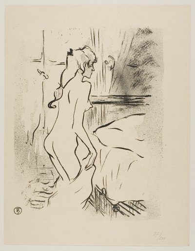 دراسة المرأة بواسطة Henri de Toulouse-Lautrec