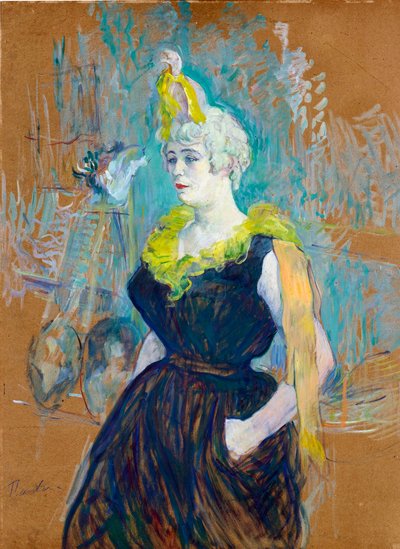 The Clownesse Cha-U-Kao بواسطة تولوز لوتريك ، هنري ، دي (1864-1901) بواسطة هنري دي تولوز لوتريك
