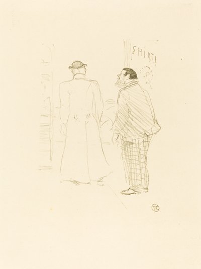 البائع الأول لجوردان وبراون ، البائع الأول لجوردان وبراون ، 1897. بواسطة هنري دي تولوز لوتريك