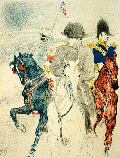 تاريخ نابليون رفضت تصميم ملصق للكتاب ، 1895. بواسطة هنري دي تولوز لوتريك