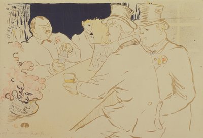 الحانة الأيرلندية والأمريكية ، شارع رويال ، من أجل كتاب الفصل 1895 بواسطة هنري دي تولوز لوتريك