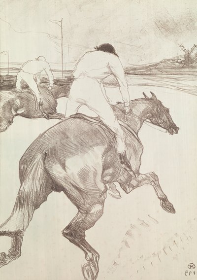 الفارس 1899 (الطباعة الحجرية الملونة) بواسطة Henri de Toulouse Lautrec