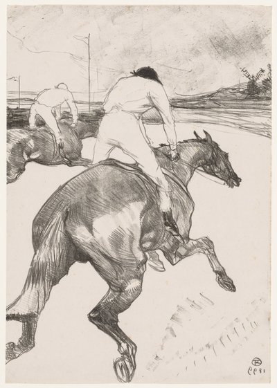 الفارس 1899. بواسطة هنري دي تولوز لوتريك