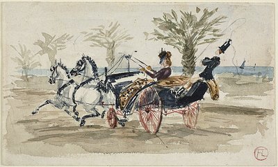 منتزه بروميناد دي أنغليه في نيس بواسطة Henri de Toulouse-Lautrec