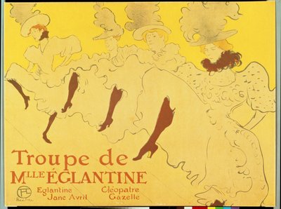 فرقة Mademoiselle Eglantine ، 1896 بواسطة هنري دي تولوز لوتريك