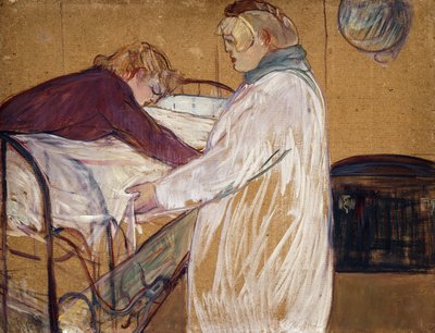 اثنين من النساء جعل سريرهم. امرأتان تصنعان سريرهما ، 1891 بواسطة هنري دي تولوز لوتريك