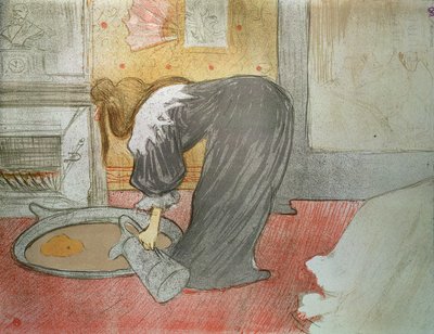 امرأة في الحوض من "Elles" ، 1896 بواسطة هنري دي تولوز لوتريك