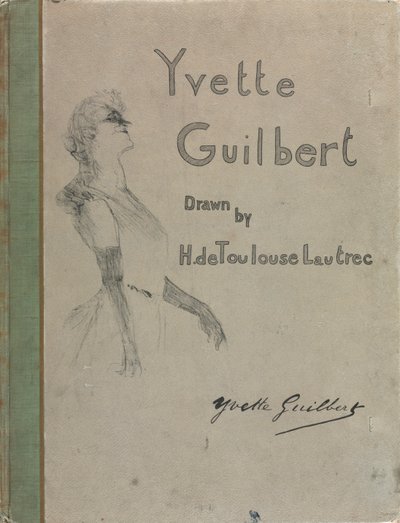 Yvette Guilbert-English Series: Cover ، 1898. بواسطة هنري دي تولوز لوتريك