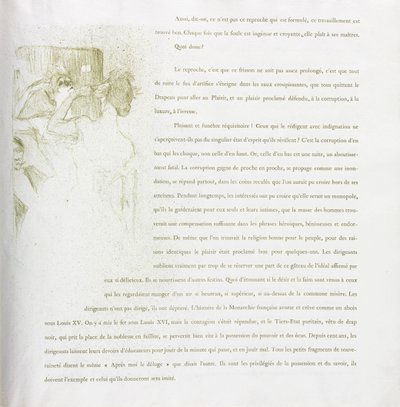 سلسلة إيفيت جيلبرت الفرنسية: رقم 13 ، 1894. بواسطة هنري دي تولوز لوتريك