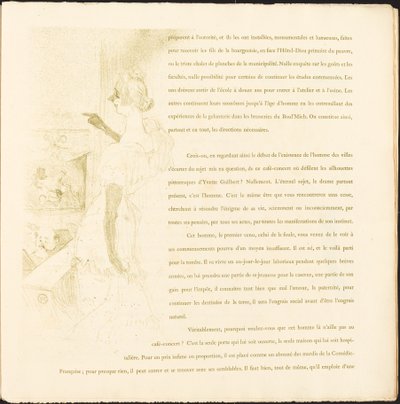 إيفيت جيلبرت بواسطة Henri de Toulouse Lautrec