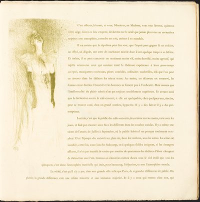 إيفيت جيلبرت بواسطة Henri de Toulouse Lautrec