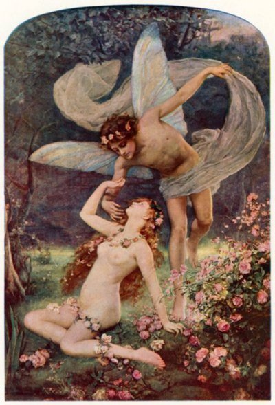 Zephyrus Wooing Flora بواسطة هنريتا راي