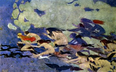 سبت الساحرات، حوالي عام 1900 (نقش) بواسطة هنريتا جولدنبرج