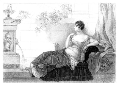 ماري روبنسون 1757-1800 ، الشاعر والروائي الإنجليزي ، 1830. بواسطة هنري أدلارد