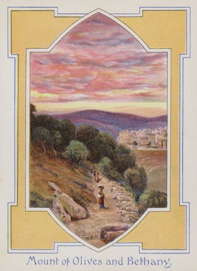 Mount of Olives and Bethany (chromolitho) بواسطة هنري أندرو هاربر