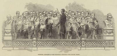 الحفلات الوطنية في مسرح صاحبة الجلالة ، جوقة برلين بواسطة هنري أنيلاي