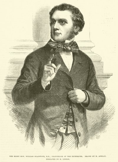 معالي الرايت ويليام جلادستون ، النائب عن وزير الخزانة بواسطة هنري أنيلاي