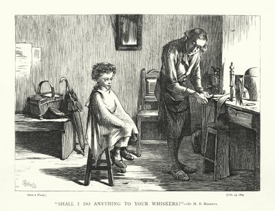 "هل أفعل أي شيء لشعرك؟" (نقش) بواسطة هنري بنيامين روبرتس