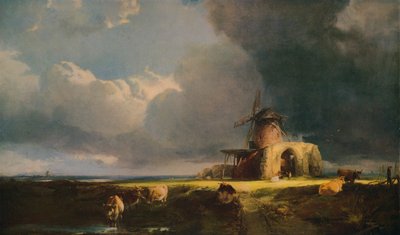 دير القديس بينتس ، على نهر البوري ، c1854 بواسطة هنري برايت