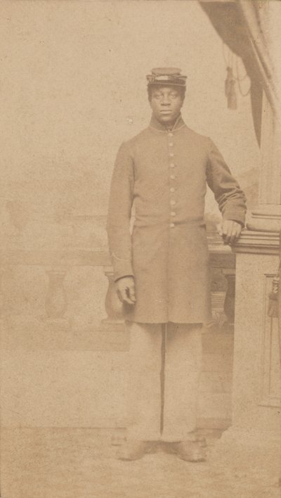 كارت-دي-فيزيت لجندي غير معروف من الاتحاد ، 1862-1884. بواسطة هنري سي كوشينغ
