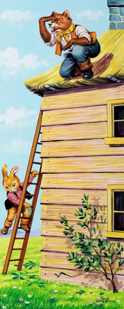 Brer Rabbit و Brer Fox بواسطة هنري تشارلز فوكس