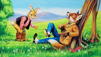 Brer Rabbit و Brer Fox بواسطة هنري تشارلز فوكس