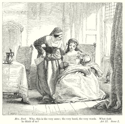 زوجات وندسور المرحة (نقش) بواسطة هنري كورتني (بعد) سيلوس