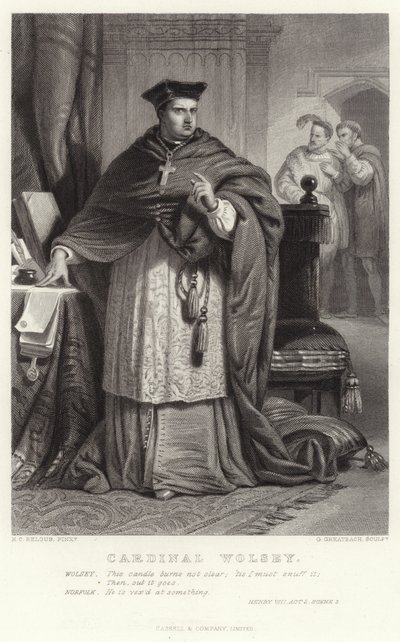 الكاردينال Wolsey ، Henry VIII ، القانون 3 ، المشهد 2 بواسطة هنري كورتني سيلوس