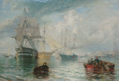 اللوردات الأميرالية يزور Sheerness ، 1866 بواسطة هنري داوسون