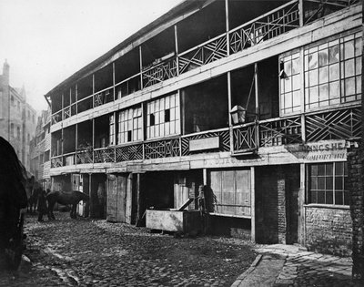 King&39;s Head Inn Yard ، ساوثوارك ، c.1881 بواسطة هنري ديكسون