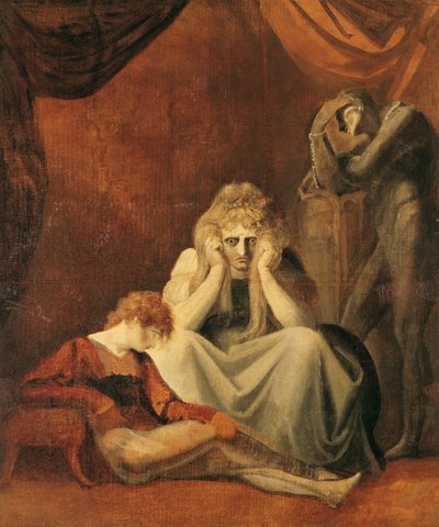 "هنا أنا والحزن اجلس" ، المشهد الثاني من فيلم "الملك جون" بقلم ويليام شكسبير (1564-1616) 1783 بواسطة يوهان هاينريش فوسلي