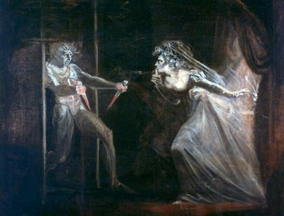 سيدة ماكبث الاستيلاء على الخناجر ، عرضت عام 1812 بواسطة يوهان هاينريش فوسلي