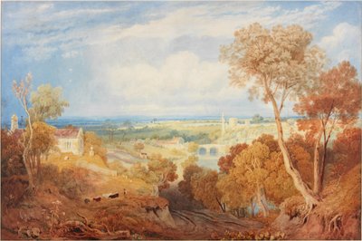 قلعة برنارد ، حوالي عام 1835 (ألوان مائية وغواش) بواسطة هنري جاستينو