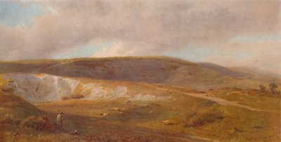 حفرة طباشير في داونز ، بالقرب من إيستبورن ، 1871 ، 1935 بواسطة هنري جورج هاين