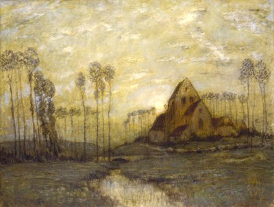 كنيسة قديمة في مونتروي ، كاليفورنيا. 1906-1907. بواسطة عزيزي هنري الذهبي