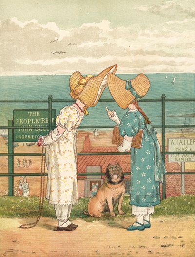 الناس القيل والقال (لون litho) بواسطة هنري هيثرنجتون إيمرسون