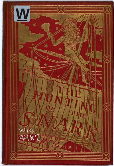 الغلاف الأمامي لكتاب "The Hunting of the Snark" بواسطة هنري عطلة