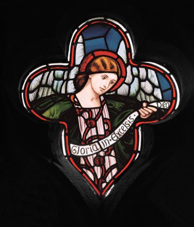 Quatrefoil Angel ، 1863 (زجاج ملون) بواسطة هنري عطلة
