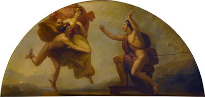 Epimetheus Receiving Pandora ، 1834 (زيت على لوحة الماهوجني) بواسطة هنري هوارد
